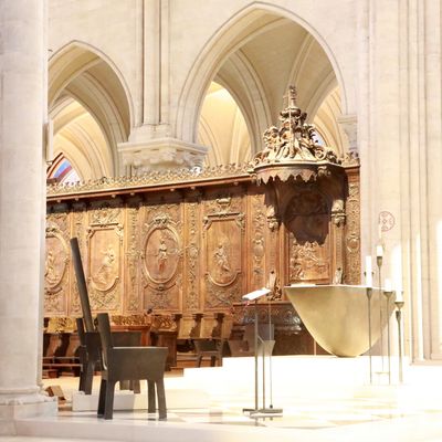 Cathédrale Notre Dame de Paris : le transept et le choeur