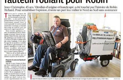 DU NOUVEAU POUR ROBIN - SOUTIEN J.CHRISTOPHE (TRACTO)