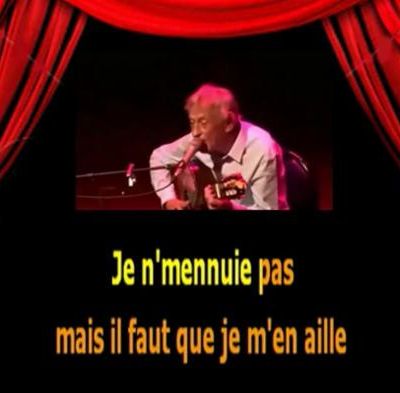 Il faut que je m'en aille.