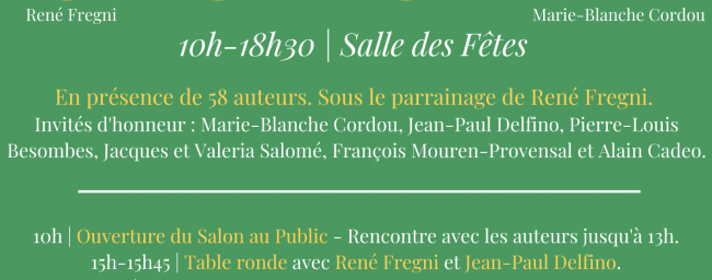 Salon du livre du Puy Sainte Réparade