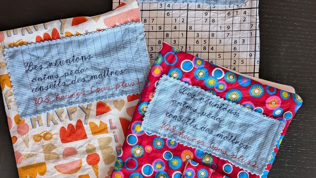 De nouveaux protège cahiers