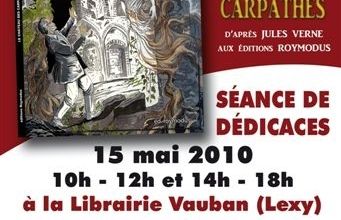 "Le château des Carpathes" en B.D.