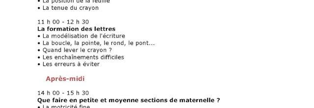 Stage d'écriture pour Franciliens