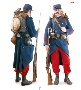 L'évolution de l'uniforme français 1914-1918