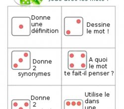 Jouons avec les mots !
