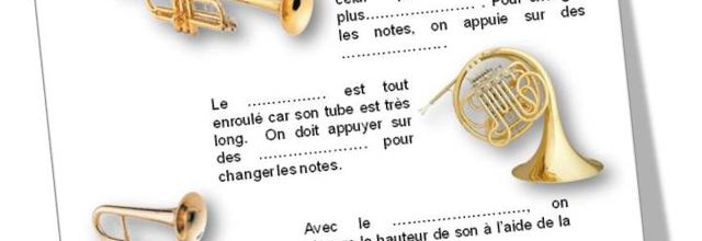 Les familles d'instruments