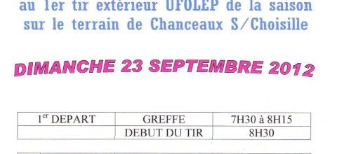 1 er Tir Extérieur