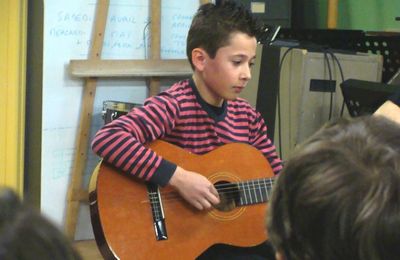 La guitare sèche...