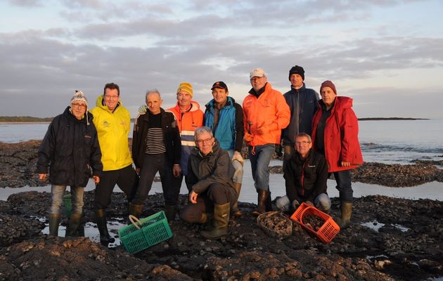 Photos de la pêche aux huîtres et de la dégustation