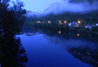 un soir à Thoirette-Jura