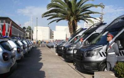 Casablanca : Remise d’un lot de véhicules et de motos à la Gendarmerie Royale, la Sûreté Nationale et au CRTS