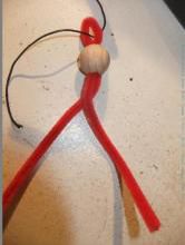 Bricolage de noël : la petite fille de noël (suspension)