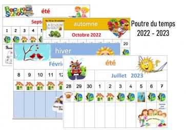 Poutre du temps 2022 - 2023