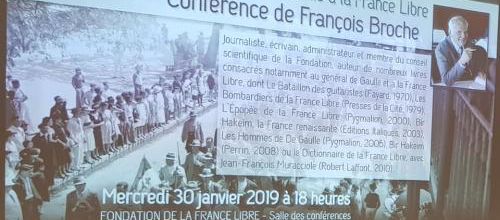 *Le ralliement de la Nouvelle-Calédonie à la France Libre : conférence de François Broche