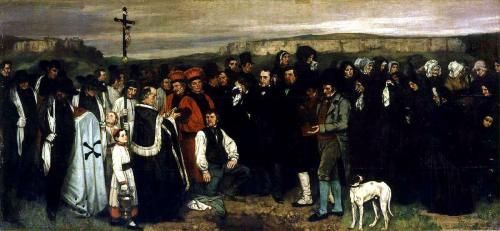 L'enterrement à Ornans de Gustave Courbet