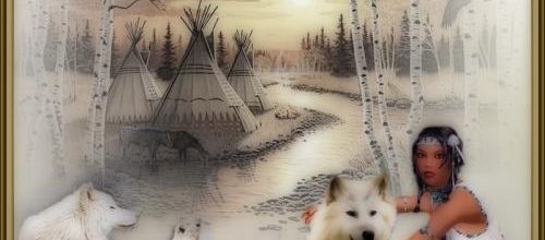  Les loups blancs .