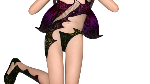 Tube de fée stylisée (féerie-render-image)