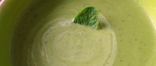 Velouté petits pois & menthe