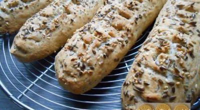 Baguettes aux céréales & graines