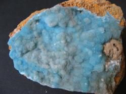SERGE BARLAN- GERMS SUR L'OUSSOUET (Dept65) Hémimorphite Site offert au club le Béryl de Tournefeuille en 1991
