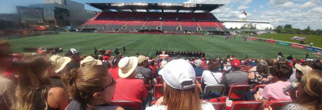 Atlético Ottawa versus Pacific FC at TD Place on June 5th 2022