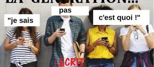 le français écrit à la ramasse
