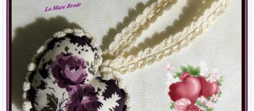 Broderie aux points comptés,,,Napperon rond au crochet,,,