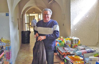 La collecte des Restos du coeur 2009...
