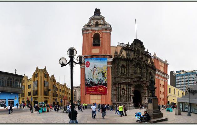 Balade le nez en l'air dans le Lima historique (Pérou) : Eglise de la Merced (Basílica de Nuestra Señora de la Merced)