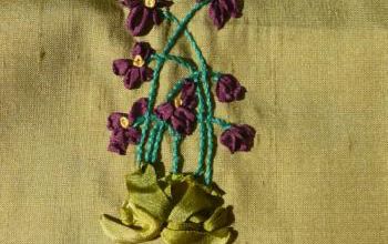 Broderie au ruban