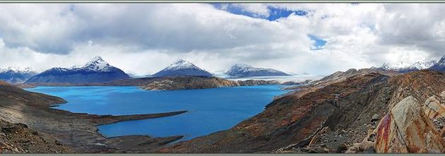 Encore un panorama sur le superbe Lago Guillermo - Estancia Cristina - Lago Argentino - Patagonie - Argentine