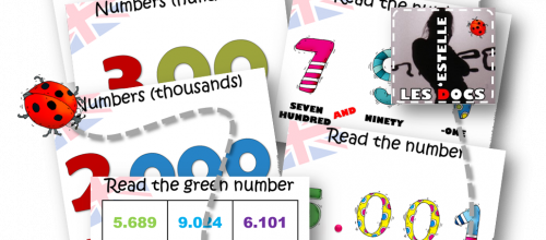 Numbers from 20 to 9000