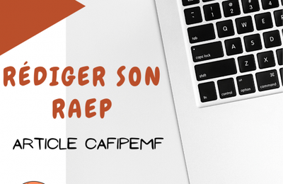 CAFIPEMF : Rédiger son rapport d’activité