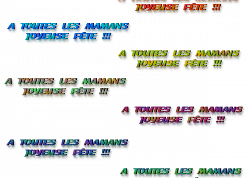 wordart fête des mères