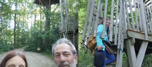 Nuit dans une cabane dans les arbres