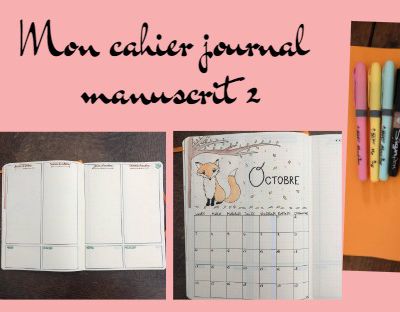 Mon cahier journal manuscrit 2