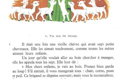 Le loup et les sept chevreaux, Grimm - Lire et parler CE1 n°13