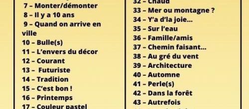 Nouvelle année, nouveaux projets