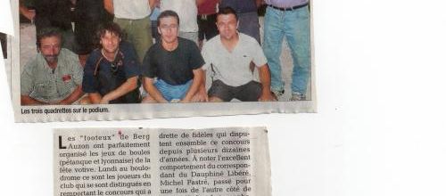 LES FINALISTES DU CONCOURS DE LA FETE 