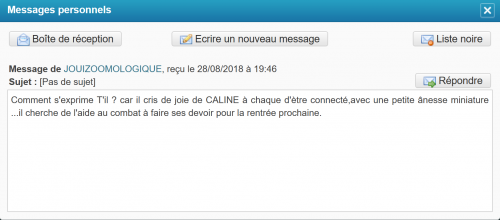 /!\ Message d'intérêt public /!\ - MIS A JOUR