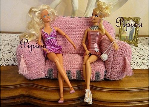 Le canapé de Barbie