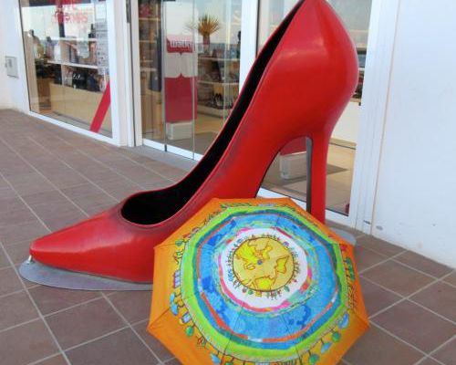 Ombrelles et chaussures !