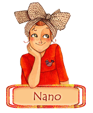 735 - Fille en orange - gif anime, signature blinkie