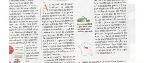 Un article du Pélerin