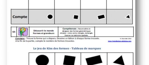 Jouer avec les formes géométriques