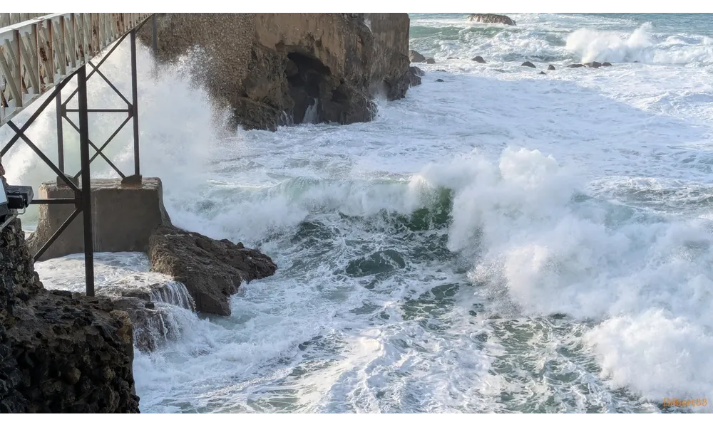 Les vagues à Biarritz