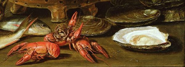 Samedi - Le tableau du samedi : Poissons et crustacés.