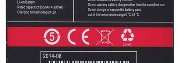 Batteria per CUBOT GT95 CellPho - GT95 (1350mAh/4.995WH) batteria di ricambio
