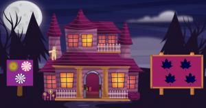 Help haloween little ghost to rescue ghost family