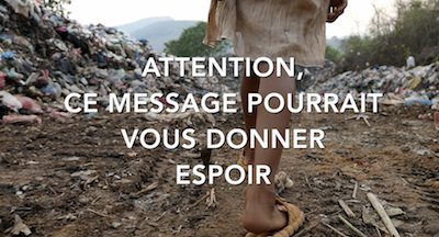 ATTENTION, CE MESSAGE POURRAIT  VOUS DONNER ESPOIR - Équiterre